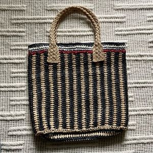 Hat Attack Shopbop fully lined straw handheld summer tote